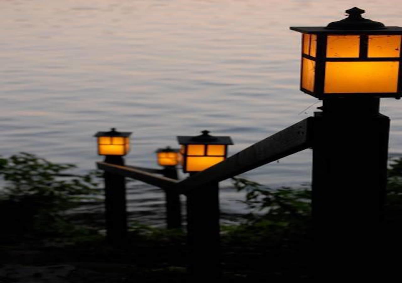 The Elms Waterfront Cottages Lake Luzerne 外观 照片